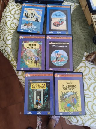 Colección DVD Tintín Las Aventuras de Tintín