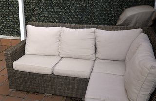 Set 6 plazas Trenzado Mesa + 2 Puf Manhattan