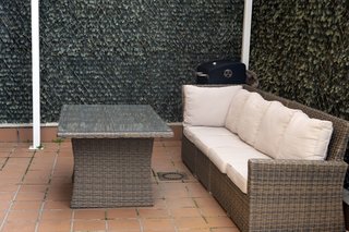 Set 6 plazas Trenzado Mesa + 2 Puf Manhattan