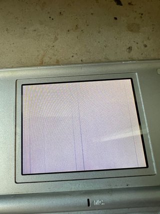 Nintendo DS Lite Argento Cerniera Allentata