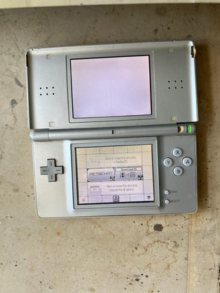 Nintendo DS Lite Argento Cerniera Allentata