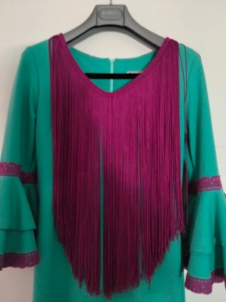 Traje de Flamenca De Licra da desde talla 40 a 44.