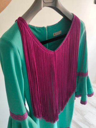 Traje de Flamenca De Licra da desde talla 40 a 44.