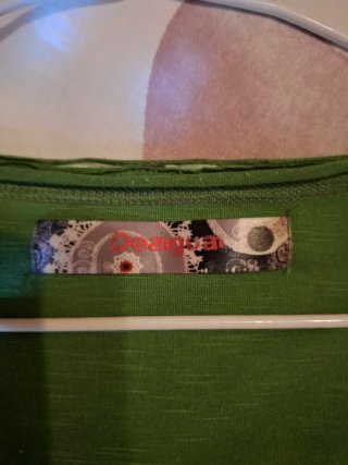 Camiseta Desigual verde Talla M