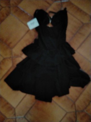 Abito nero donna Ishue con stelle marine