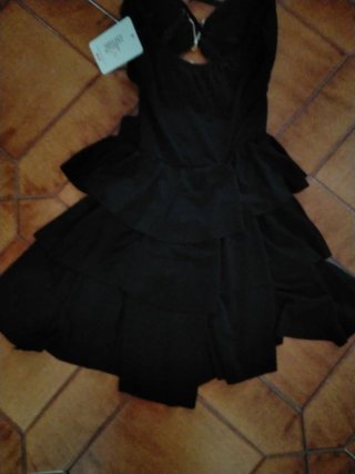 Abito nero donna Ishue con stelle marine