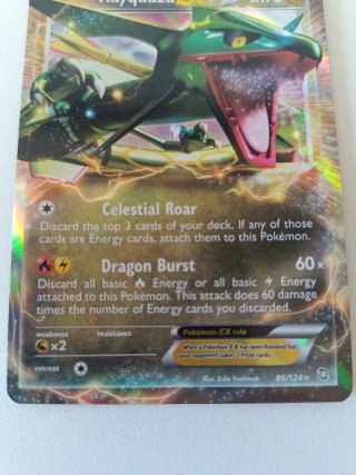 Pokémon Rayquaza EX 85/124 Dragons Exalted ENG