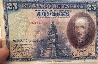 Billete 25 Pesetas Banco de España 1928