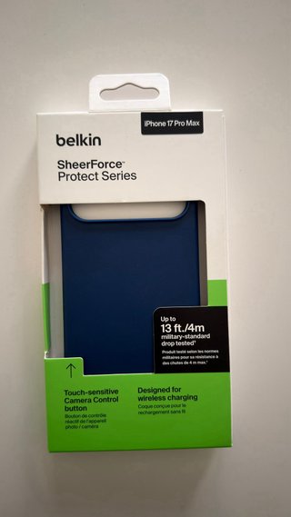 Funda Belkin iPhone 17 Pro Max MagSafe Azul