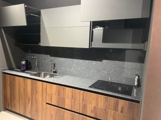 Muebles de cocina madera y piedra