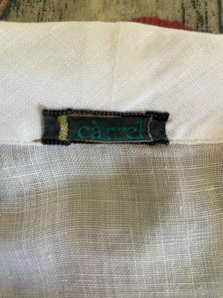 Camisa de lino blanca