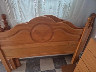 Cabeceros de madera (1x90cm, 3x1.35m)