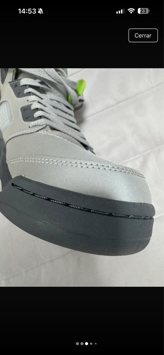 Zapatillas Air Jordan 5 Retro Gris/Verde