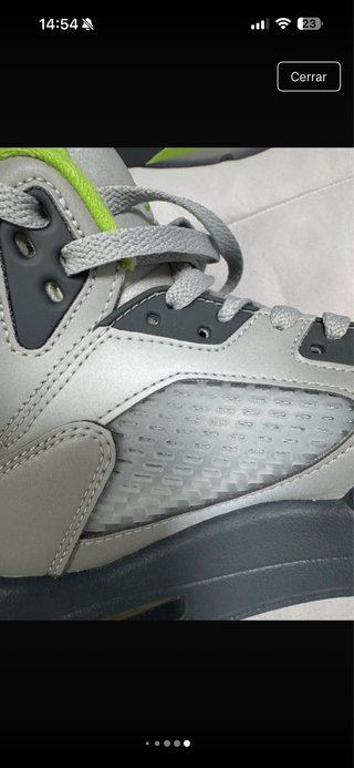 Zapatillas Air Jordan 5 Retro Gris/Verde
