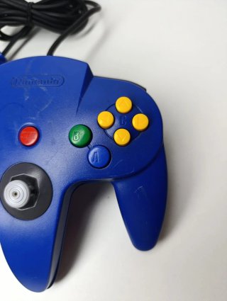 Mando Nintendo 64 Azul Original