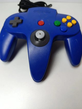 Mando Nintendo 64 Azul Original