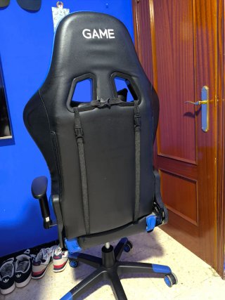 Silla Gaming Game Negra y Azul