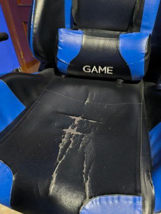 Silla Gaming Game Negra y Azul