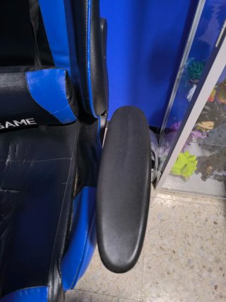Silla Gaming Game Negra y Azul