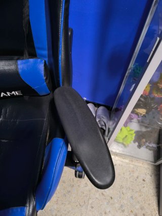 Silla Gaming Game Negra y Azul
