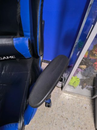 Silla Gaming Game Negra y Azul