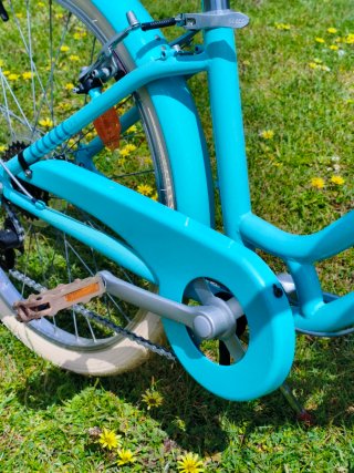 Bicicleta 24 + Casco Azul