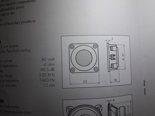 2 Tweeters Coral Electronic SD52 4Ohm