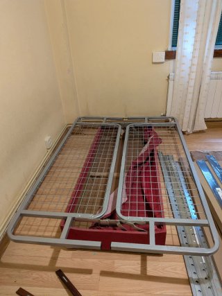 ÚLTIMOS DÍAS. Estructura sofá-cama metálica