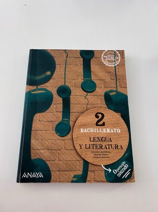 Lengua y literatura, 2 Bachillerato, Operación ...