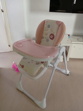 Trona de bebé con cojín estampado