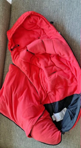 Saco Bugaboo Alto Rendimiento Plumón Rojo