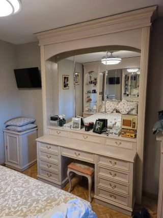 Tocador y espejo dormitorio completo
