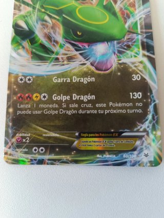 Pokémon Rayquaza EX 60/108 Roaring Skies Español