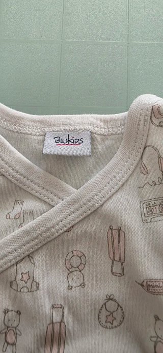 Body neonata cotone misto