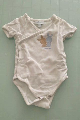 Body neonata cotone misto