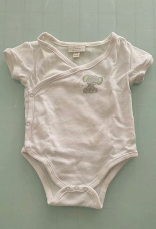 Body neonata cotone misto