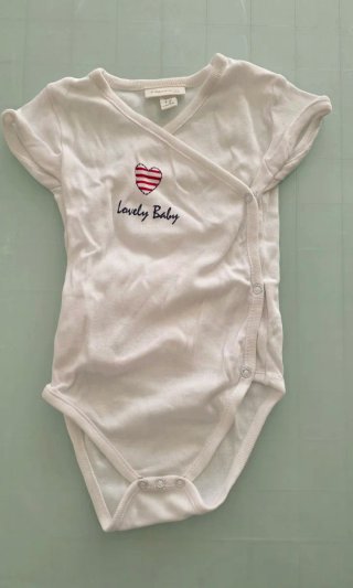 Body neonata cotone misto