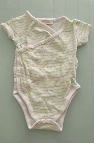 Body neonata cotone misto