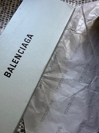 Sandalias Balenciaga Blancas Tachuelas