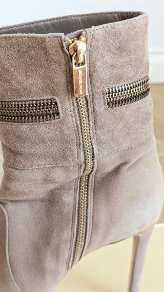 Stivaletti Michael Kors Beige Camoscio