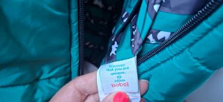Anorak verde reversible Boboli