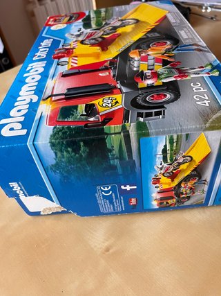 Playmobil 70199 Grúa/Remolque + Moto 9357
