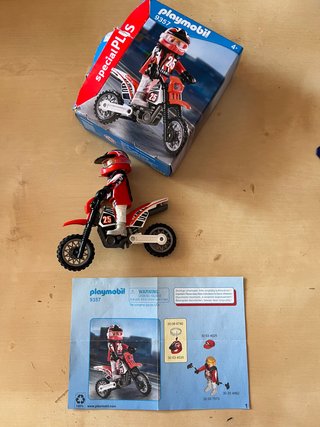 Playmobil 70199 Grúa/Remolque + Moto 9357