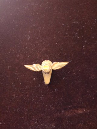 Antiguo emblema de solapa de piloto Iberia