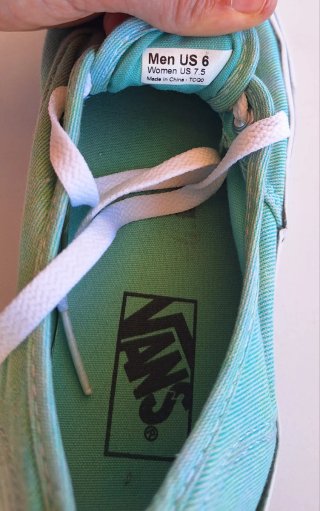Zapatillas Vans Verde Menta