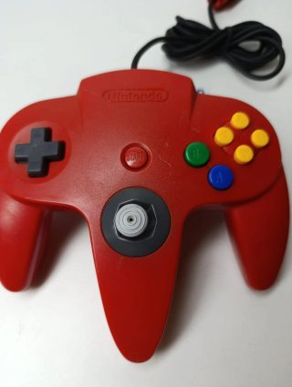 Mando Nintendo 64 Rojo Original