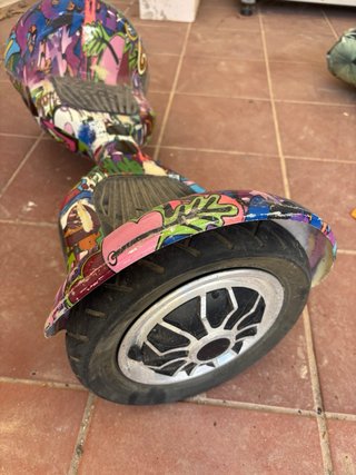 Hoverboard con diseño graffiti