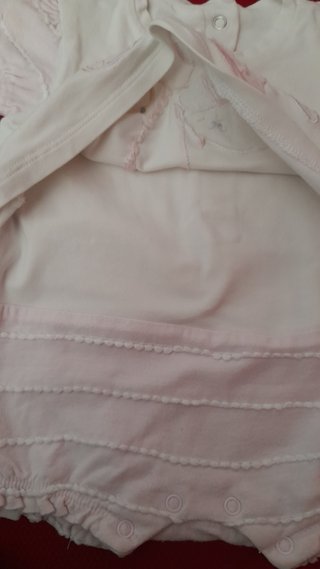 Pagliaccetto neonata con orsetti e cuori