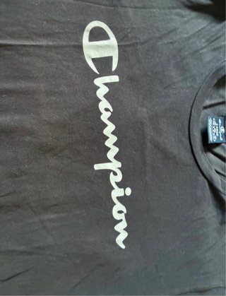 Camiseta Champion Negra Talla L