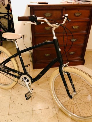 Bicicleta Cruiser Negra